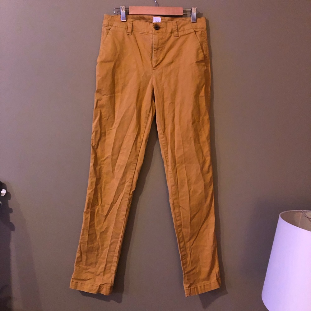 GAP Girlfriend Chino - 00 Mustard Yellow